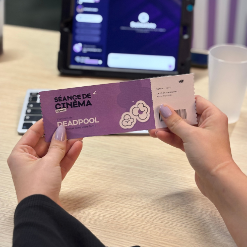 Projection finale festival team building Cinéman'IA, animation IA et 7ème art pour entreprise en Loire-Atlantique