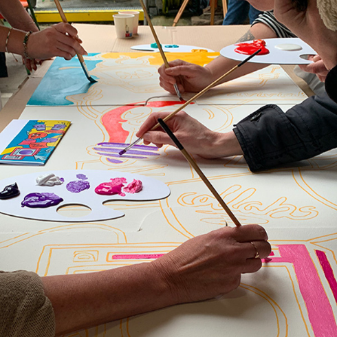 animation team building créatif en intérieur pour entreprise dans le département 44