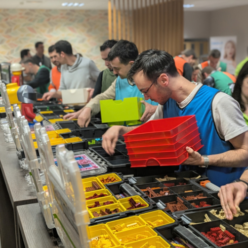 team building lego en entreprise, cohésion d'équipe autour d'un jeu de construction zen organisation