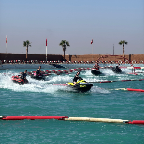 Activité aqua karting à Marrakech pour un team building d’entreprise — Zen Organisation