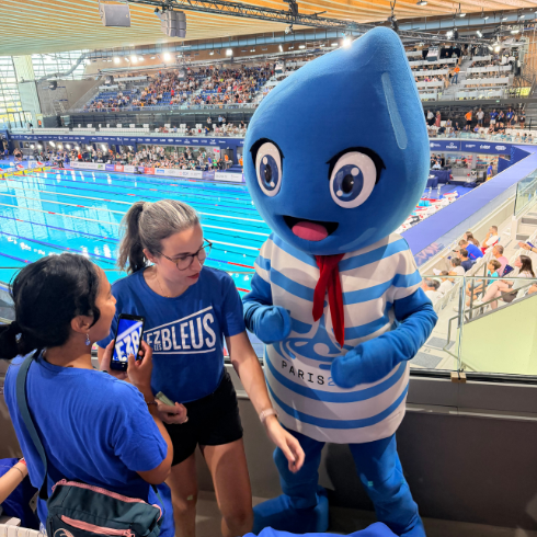 vue intérieure du centre aquatique olympique de saint denis pendant les championnats d’europe de natation 2026